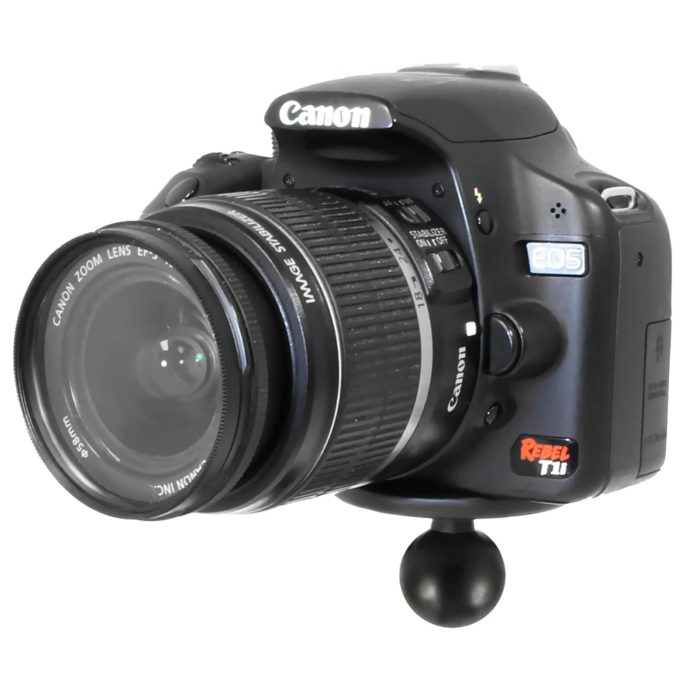 RAM Mount 2.5" Round Base w/1" Ball and 1/4"-20 Threaded Male Post [RAM-B-202AU] - Image 2