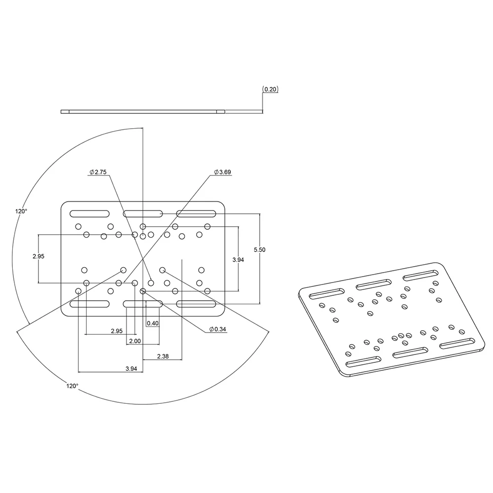 RAM Mount Forklift Overhead Guard Plate w/D Size 2.25" Ball [RAM-335-D-246] - Image 2