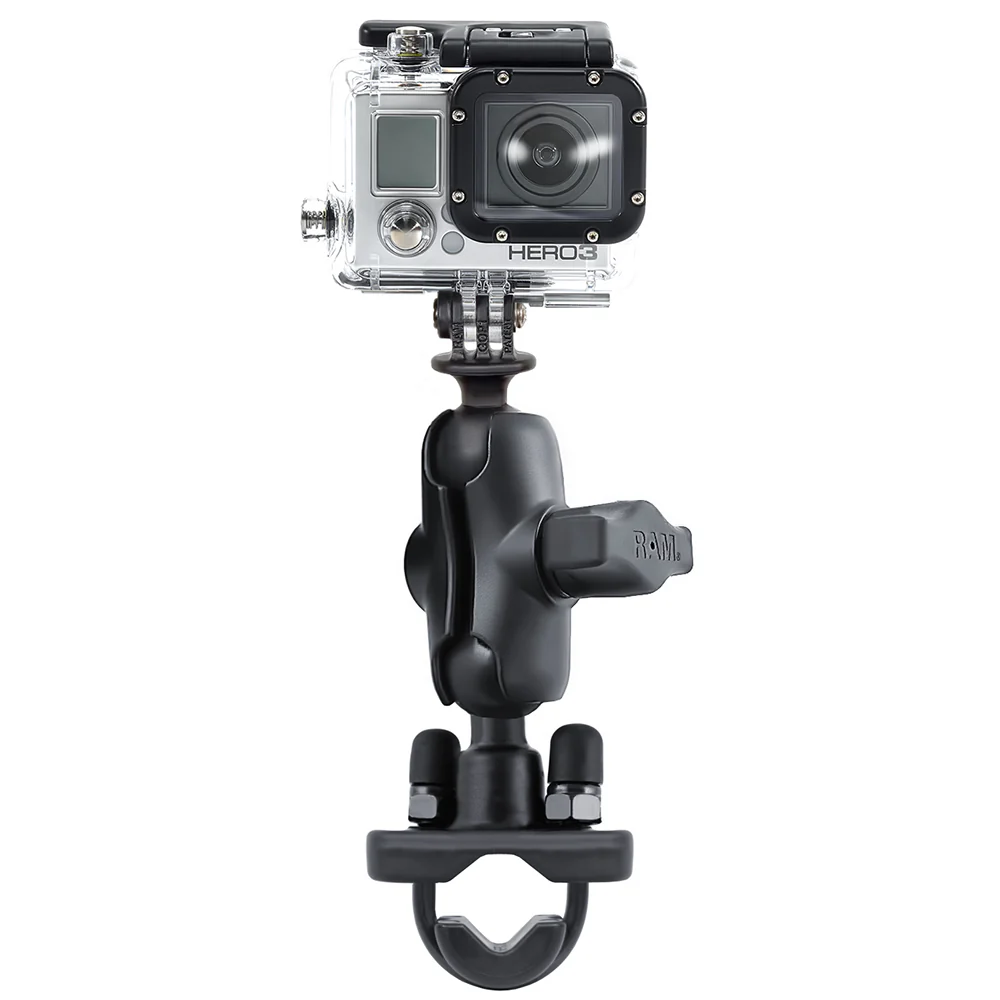 RAM Mount GoPro Hero Short Arm Handlebar Rail Mount [RAM-B-149Z-A-GOP1U] - Image 2