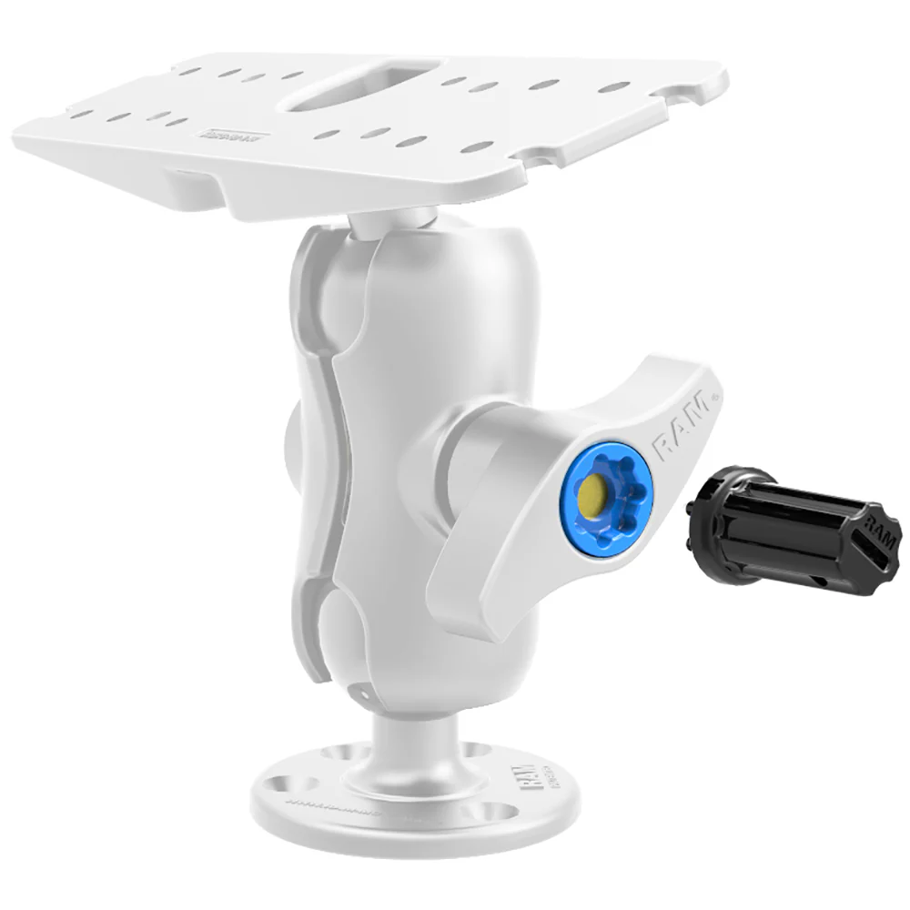 RAM Mount Mixed Combination Pin-Lock Security Nut & Key Knob f/2.25"/3.38" Diameter D/E Size Arms [RAP-S-NUT5U] - Image 3