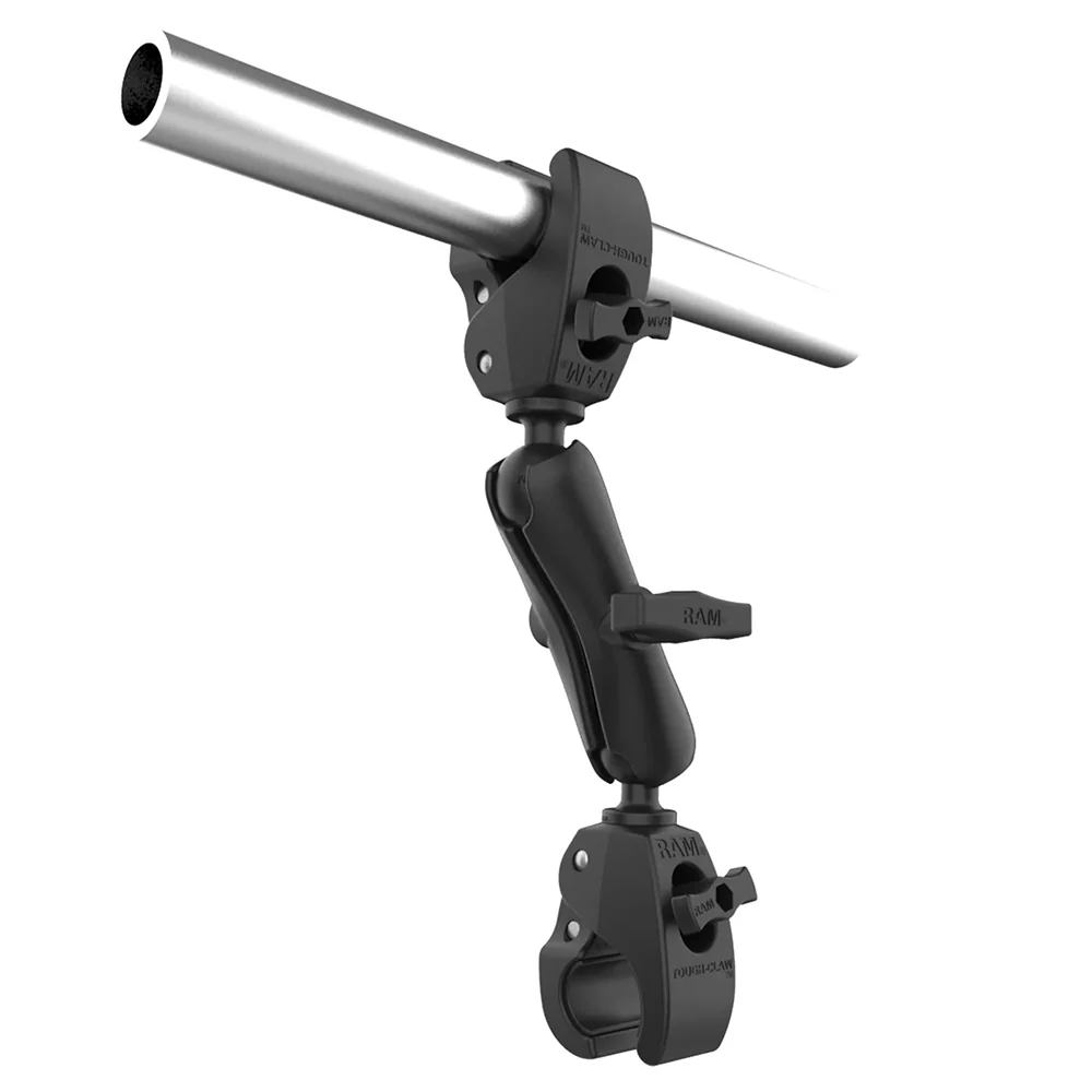 RAM Mount RAM Trolling Motor Stabilizer w/Tough-Claw 1 - 1.6 Clamp Bases [RAP-404-404U] - Image 2