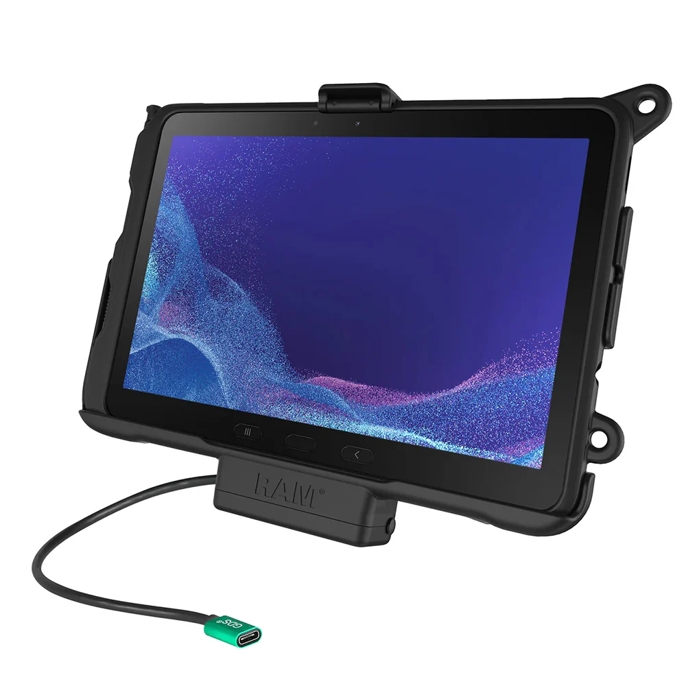 RAM Mount RAM USB-C Powered Dock f/Samsung Tab Active4 Pro  Tab Active Pro [RAM-HOL-SAM52CPU] - Image 2