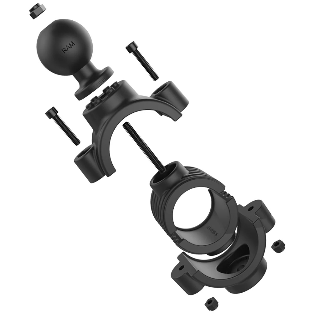 RAM Mount Torque 1-1/2" - 2" Diameter Rail Base with 1.5" Pin-Lock Ball [RAM-351-415-15-2U] - Image 2
