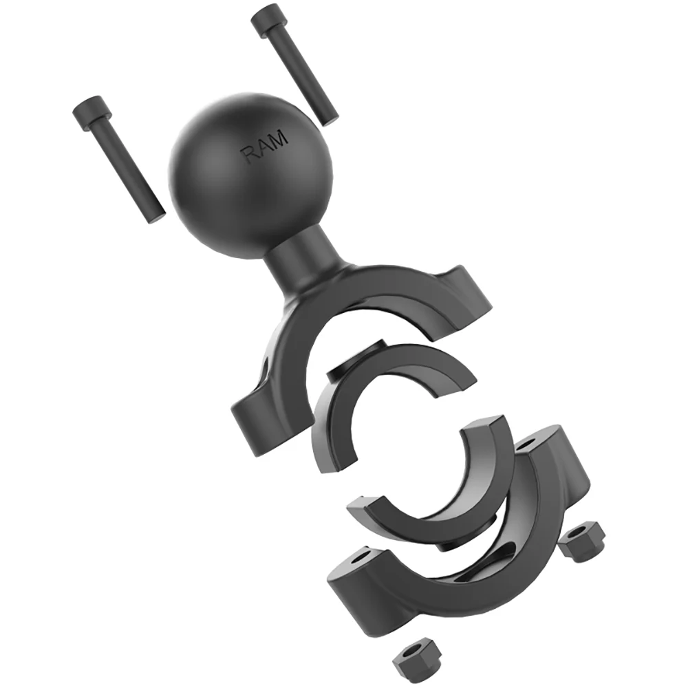 RAM Mount Torque 1-1/8" - 1-1/2" Diameter Handlebar/Rail Base with C Size 1.5" Ball [RAM-408-112-15U] - Image 2