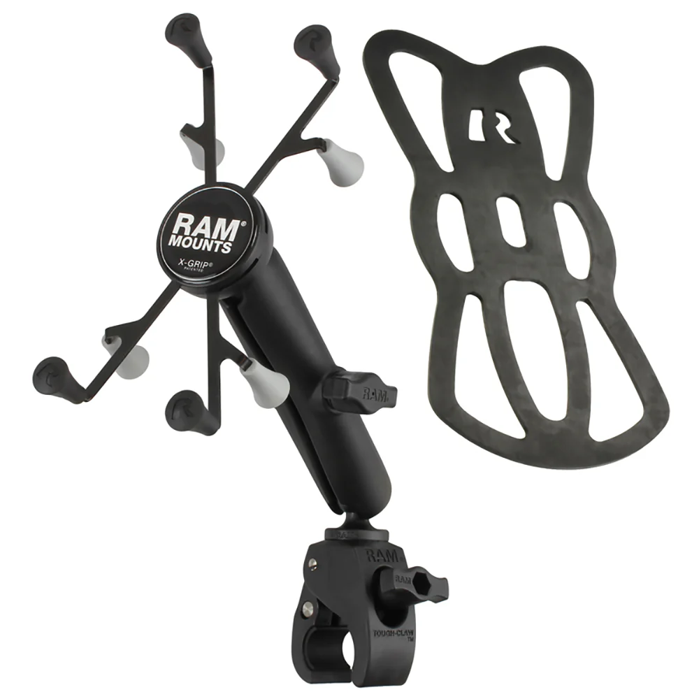 RAM Mount Tough-Claw Base w/Long Double Socket Arm & Universal X-Grip Cradle w/1" Ball f/7" Tablets [RAM-B-400-C-UN8U] - Image 2