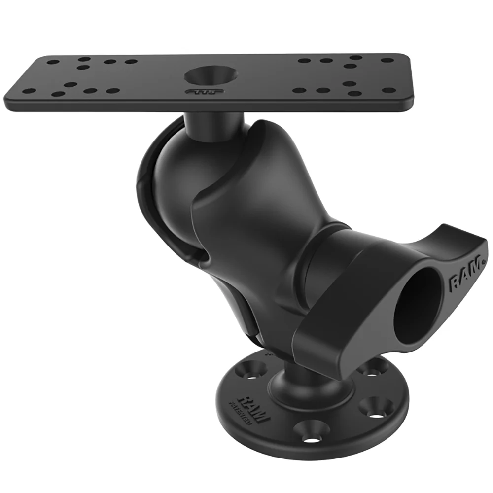 Ram Mount Universal D Size Ball Mount with Short Arm for 9"-12" Fishfinders and Chartplotters [RAM-D-115-C] - Image 3