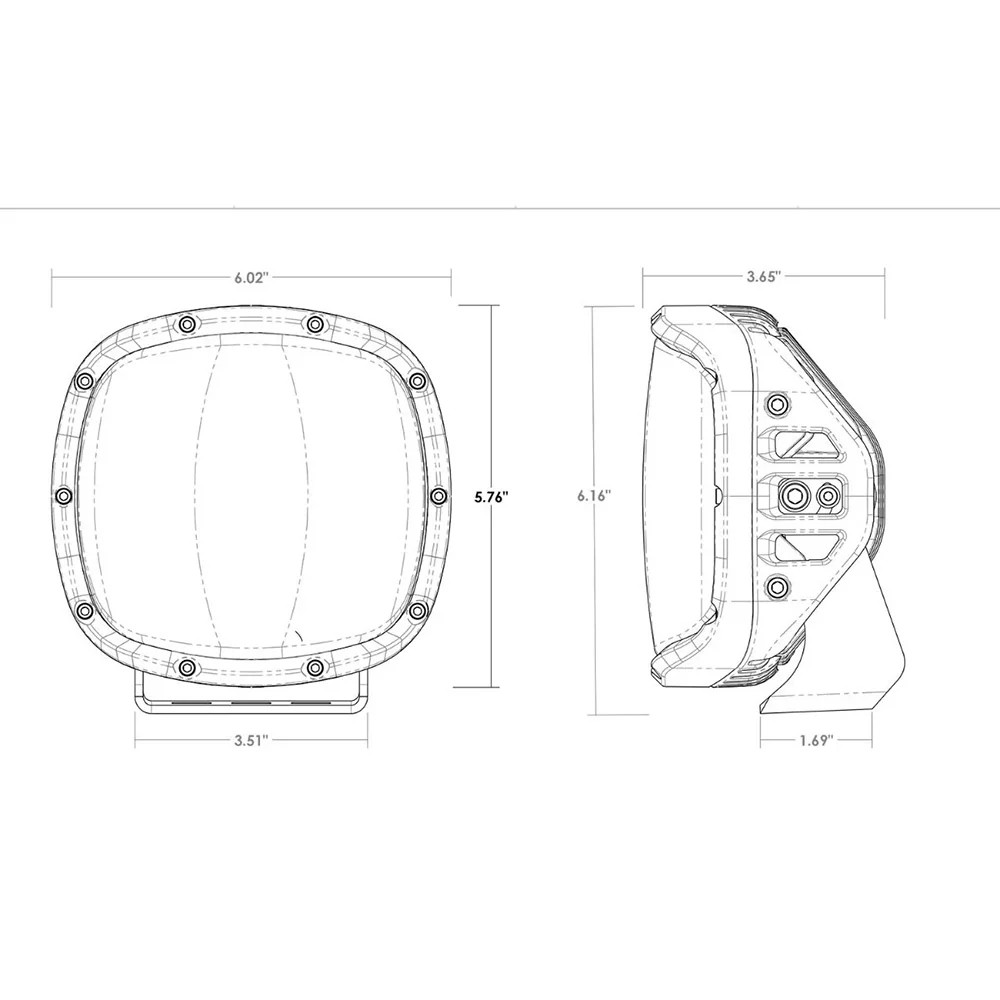 RIGID Industries Adapt XP w/Amber Pro Lens - Pair [300515] - Image 3