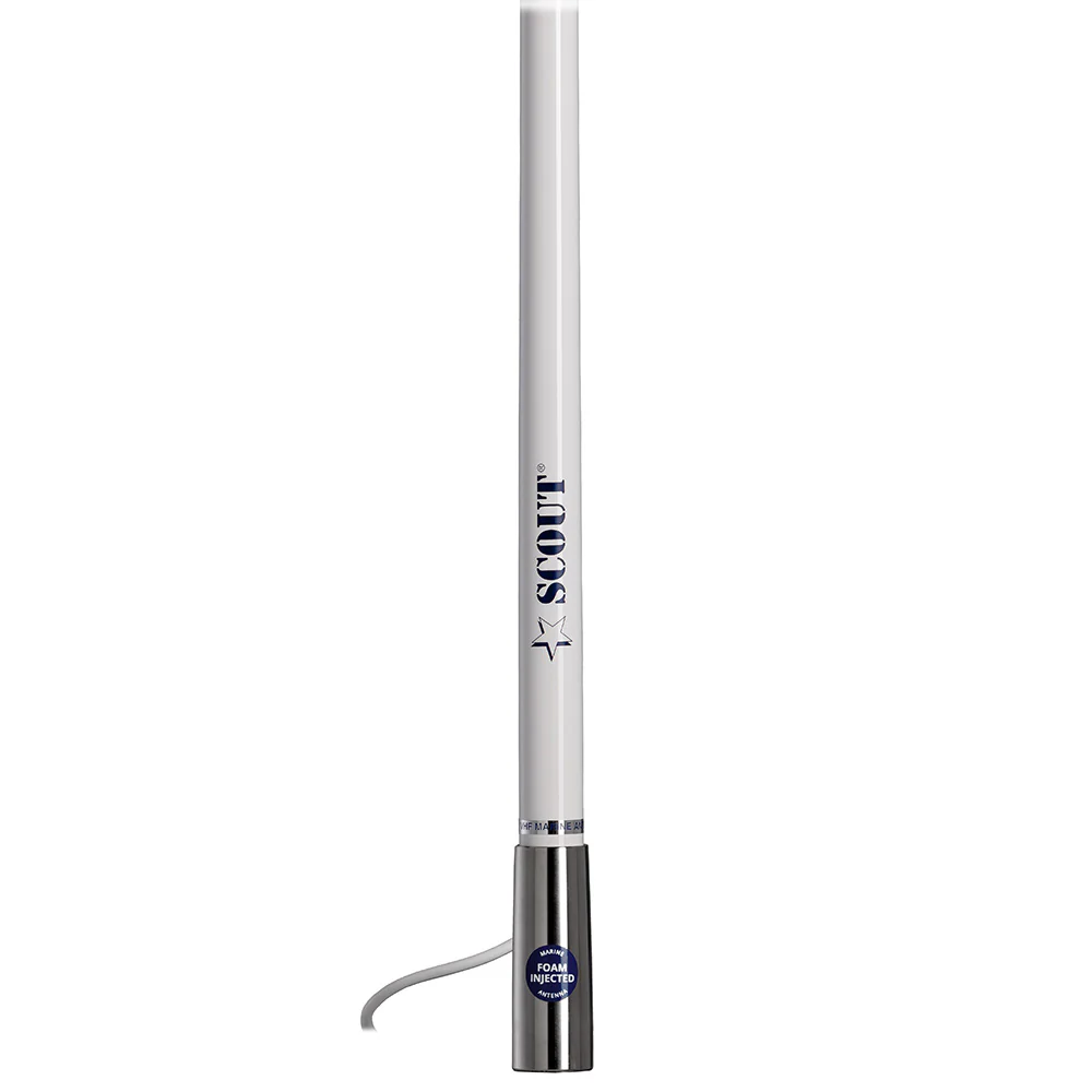 Scout Titan Series 4' White AM/FM Antenna Fiberglass [PF AN NAMFM011T] - Image 2