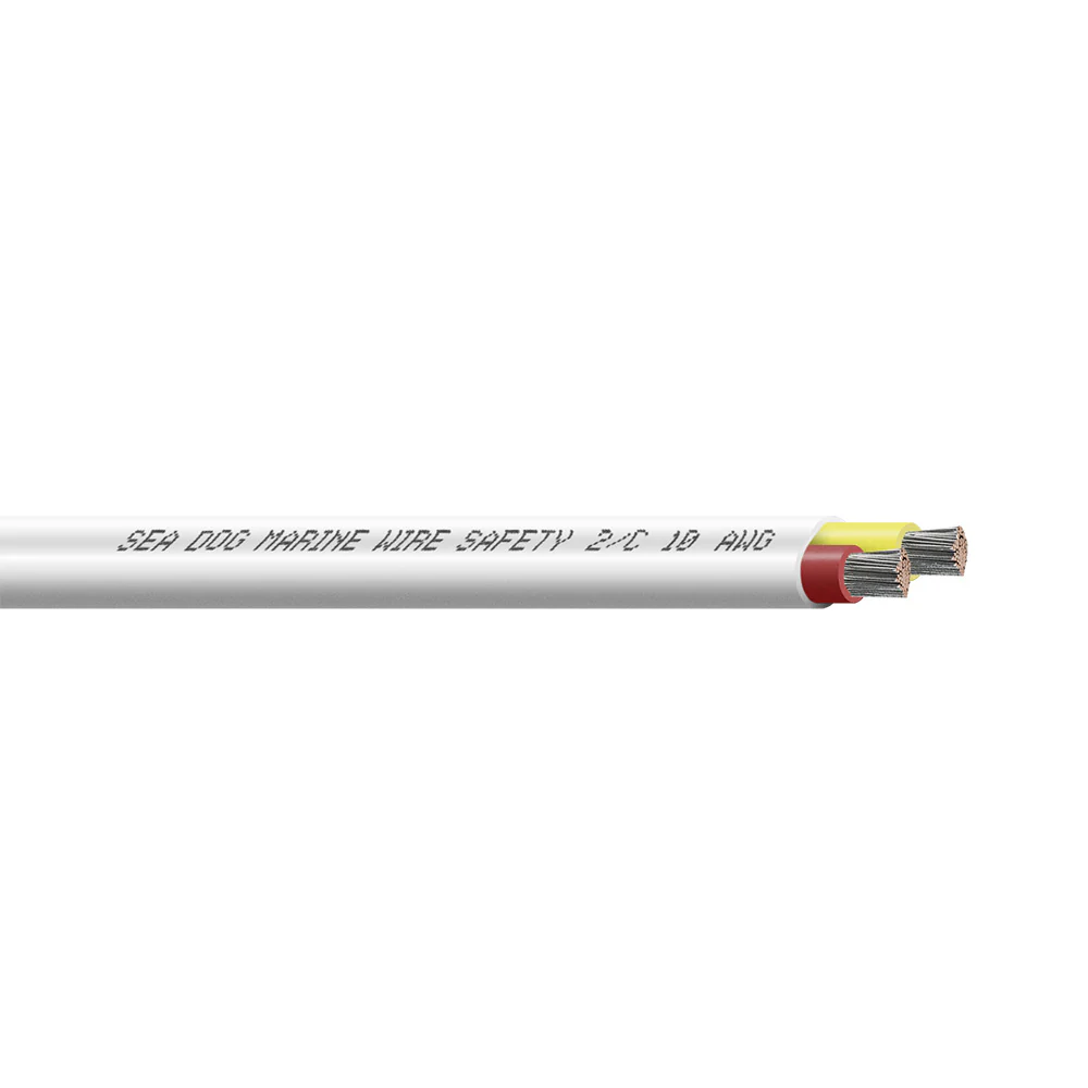 Sea-Dog 10/2 AWG Flat Duplex Safety Wire - Red/Yellow - 100' [8010222]