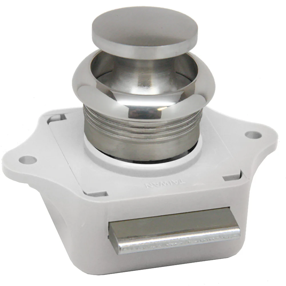 Sea-Dog Push Button Rim Latch - Stainless Steel/Plastic Housing [225300-1]