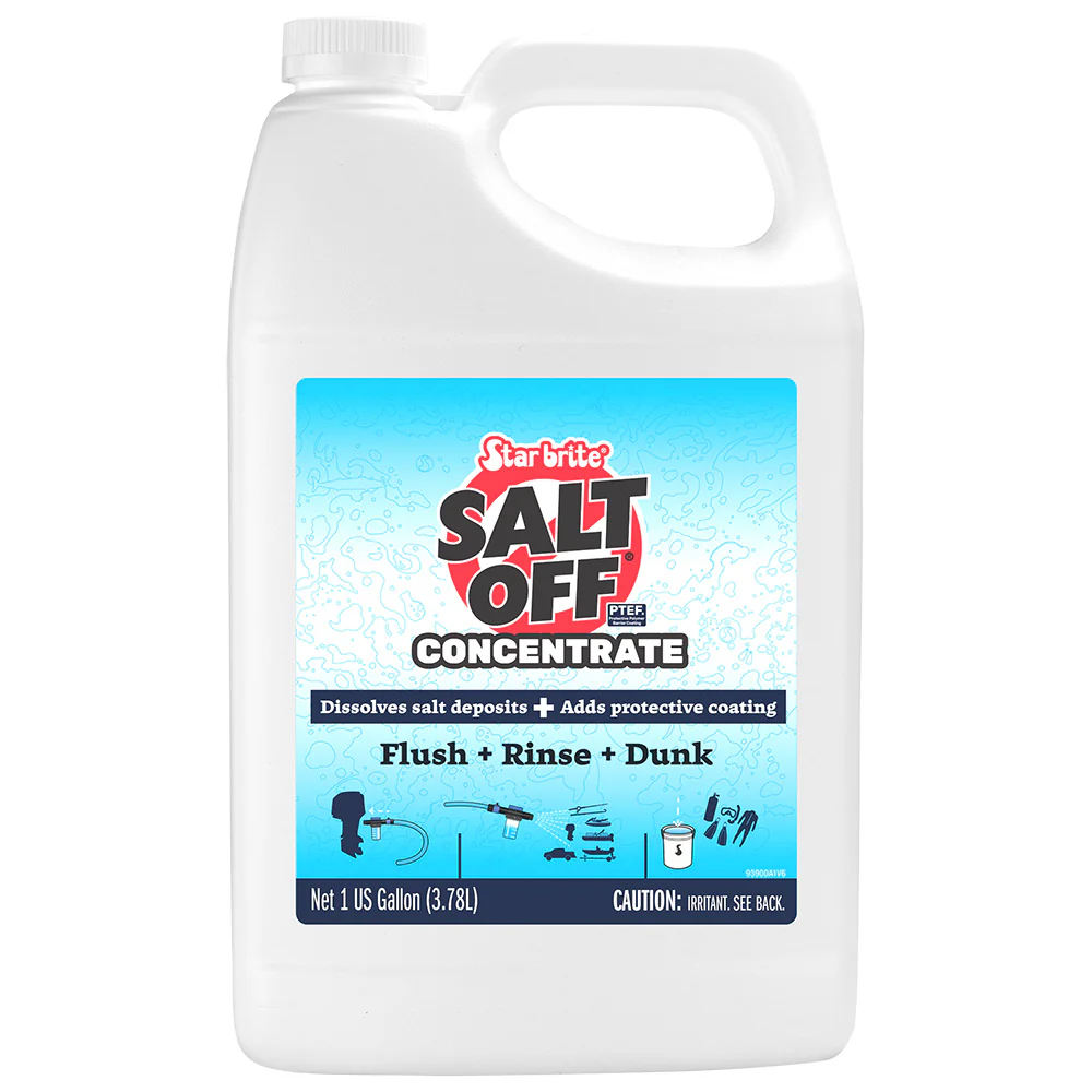 Star brite Salt Off - Concentrate- Salt Remover Wash  Engine Flush - 1 Gallon [93900]