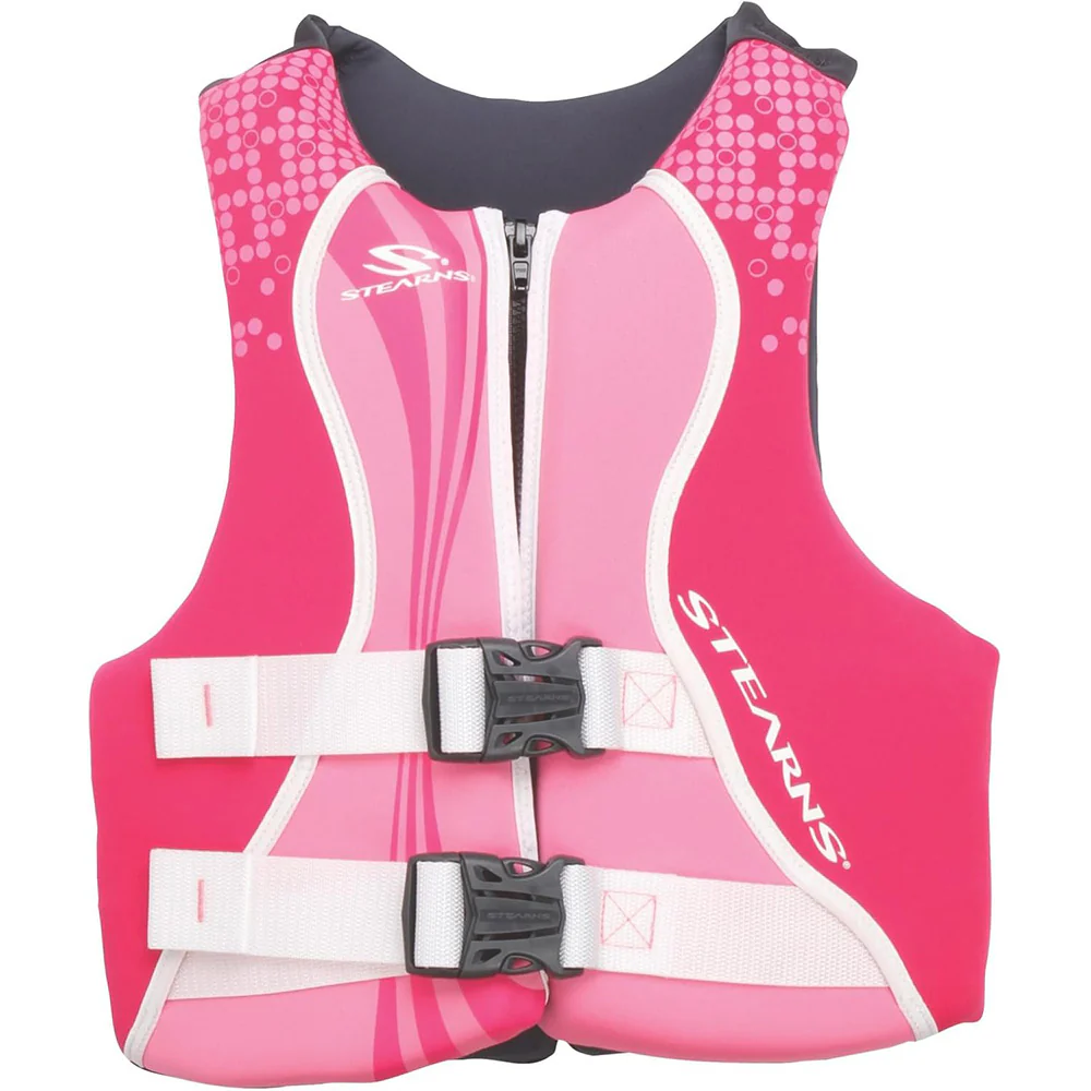 Stearns Youth Hydroprene Life Vest - Type III - Pink/Hot Pink - 50-90lbs [2000036923]