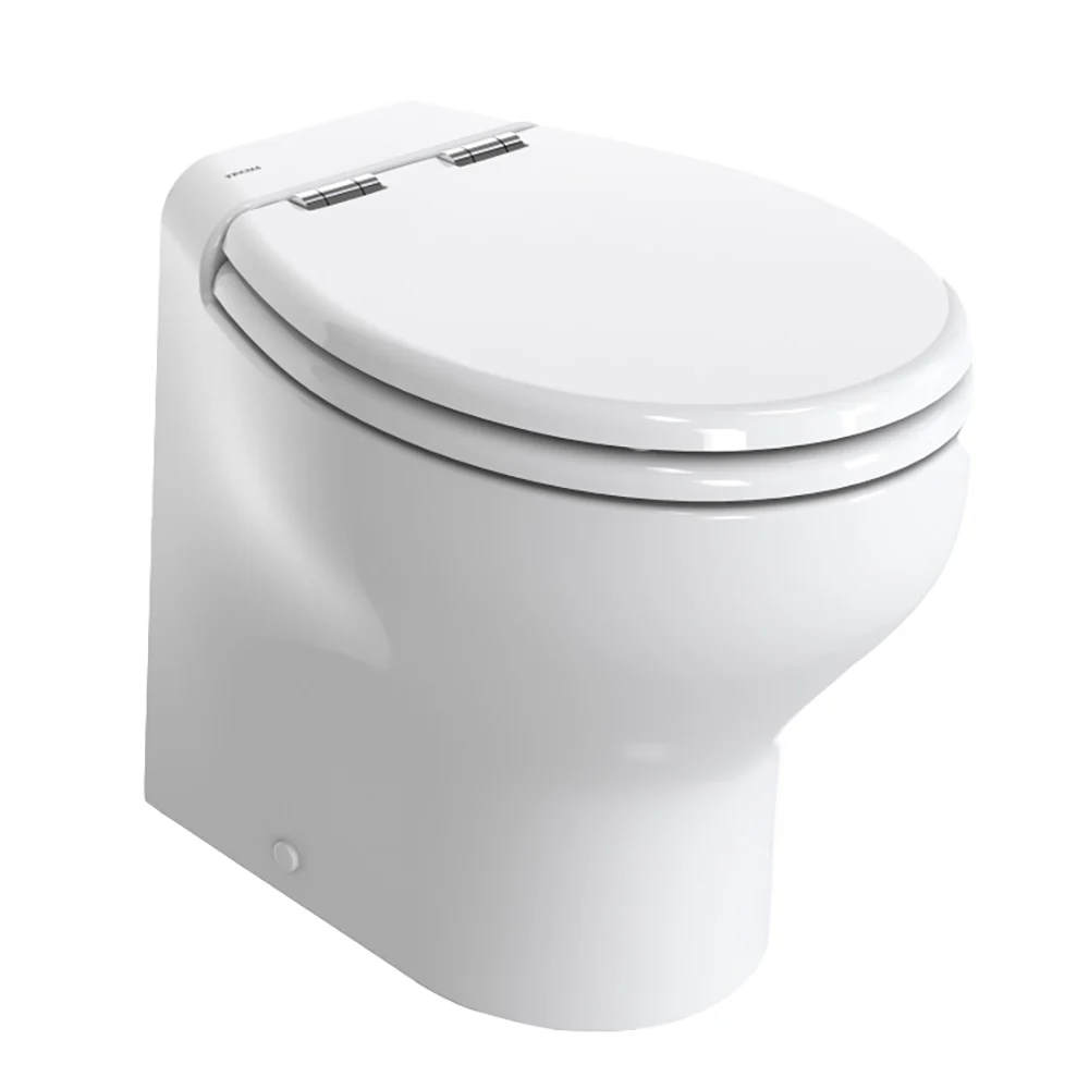 Thetford Silence Plus 2G w/.Wood Polyester Soft Close Seat  Standard Solenoid - High, White - 24V [T-S2G024NW/D00C00]