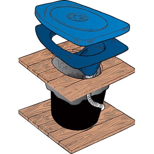 Urine Separating Privy Set Styrofoam Seat Grey - Image 3